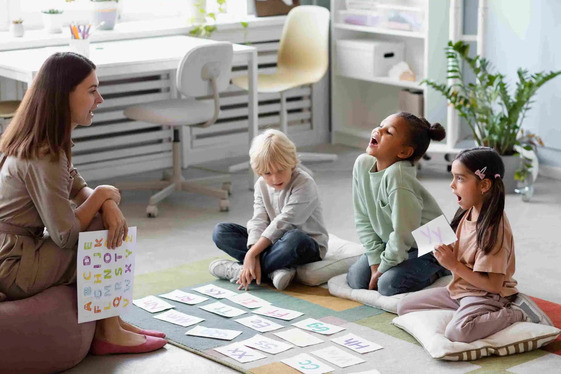 Therapist and Child Playing